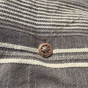 1/15 Carat t.w. Diamond Compass Necklace